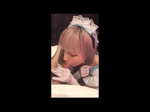 ❤️ Idol Japaneaidd [mayuka], gwisg morwyn Ffrengig, rhan 1, blowjob a jerk i ffwrdd gyda eli Porno wrthon ni ❌️